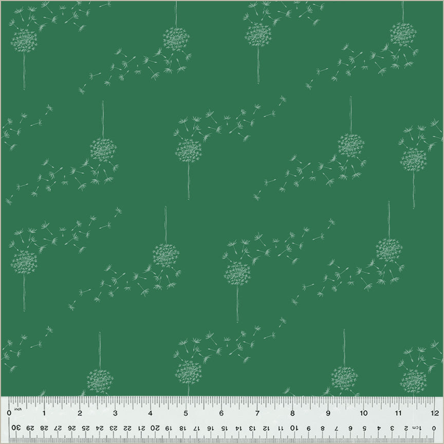 Moonlit by Jennifer Moore / Monaluna, Wish in Emerald, per half-yard