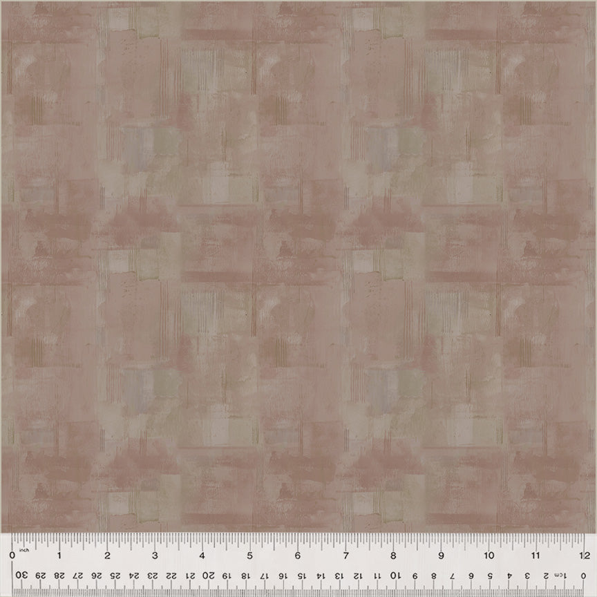 Grounded, Quiet Space in Smokey Mauve, per half-yard