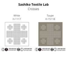 Load image into Gallery viewer, Olympus Sashiko Textile Lab Hana-Fukin Sampler - Crosses (Select Colour)