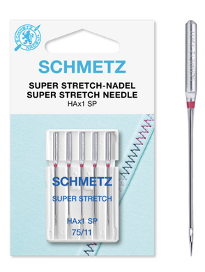 SCHMETZ Special, Super Stretch HAX1SP, Household Sewing Machine Needles (5pc pack)