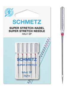 SCHMETZ Special, Super Stretch HAX1SP, Household Sewing Machine Needles (5pc pack)