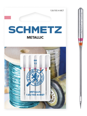 SCHMETZ Metallic Needles, Household Sewing Machine Needles (5pc pack)