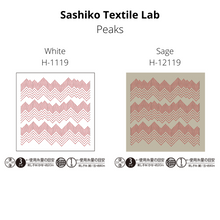 Load image into Gallery viewer, Olympus Sashiko Textile Lab Hana-Fukin Sampler - Peaks (Select Colour)