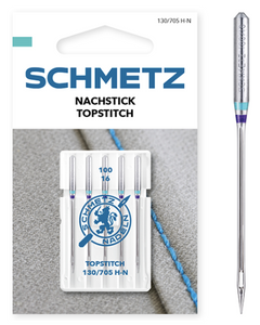 SCHMETZ Topstitch Needles, Household Sewing Machine Needles (5pc pack)