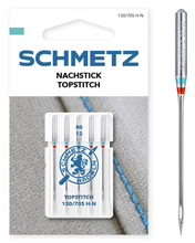 Load image into Gallery viewer, SCHMETZ Topstitch Needles, Household Sewing Machine Needles (5pc pack)