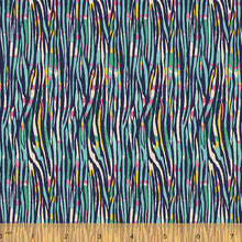 Load image into Gallery viewer, Solstice in Lawn, Bamboo - Blue by Sally Kelly, per half-yard