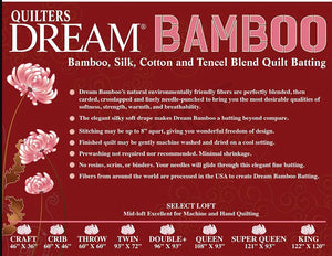 Kyoto Bamboo Blend Twin Quilt Batting | Luna Batting #LP-1172