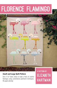 Quilt Pattern: Florence Flamingo by Elizabeth Hartman